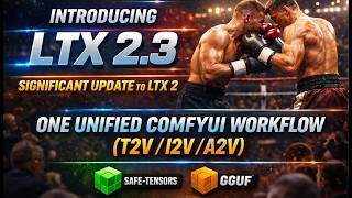 LTX-2.3 ComfyUI Workflow Tutorial | Text-to-Video, Image-to-Video, Talking Avatar & Audio Generation