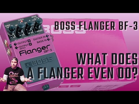 how to use a flanger guitar effect pedal | Boss BF-3 |