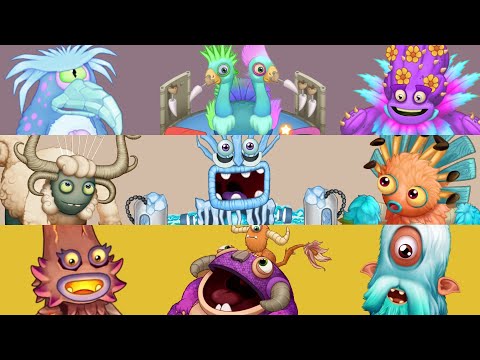 Monsters Trios of All Island - Similar and Nice Sounds | My Singing Monsters