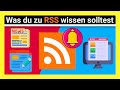 RSS EINFACH ERKLÄRT Der BESSERE Weg Um Inhalten Im Web Zu Folgen Funktion Einrichtung RSS Feeds