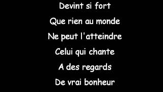 [Paroles] Chimène Badi Celui qui chante