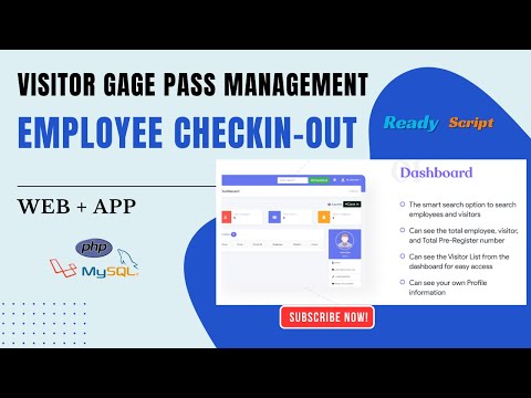 Visitor Gate Pass Management System | Employee Check-In, Attendance Application Software | Quick Pas