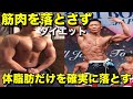 【減量・ダイエット】筋肉を落とさずにバキバキにする方法をBBJ準グランプリに聞いてみた！