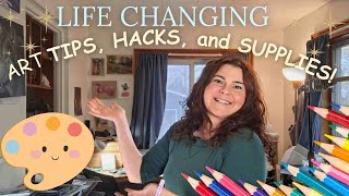 15 Art Hacks, Tips, and Supplies That Changed My Life!