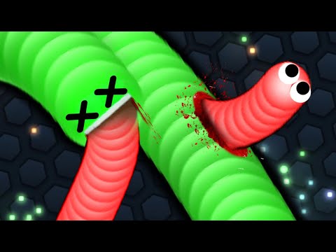 Slither.io 1 Hacker Tiny Snake vs Pro Giant Snakes Epic Slitherio Gameplay