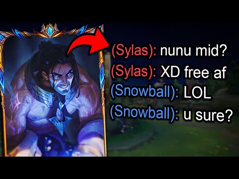 I brought Nunu Mid against a CHALLENGER Sylas