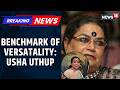 Asha Bhosle News She Was An Iconic Singer There S Nobody Like Asha Tai Usha Uthup Singer N18