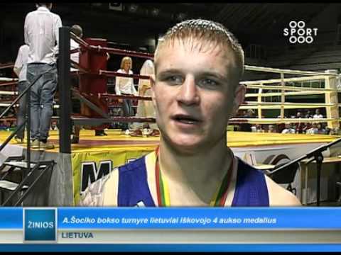 SPORT1: Tarptautiniame A. Šociko bokso turnyre lietuviai iškovojo 4 aukso medalius