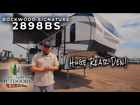 Rockwood 5th Wheel w/ HUGE Rear Den! - Rockwood Signature 2898BS