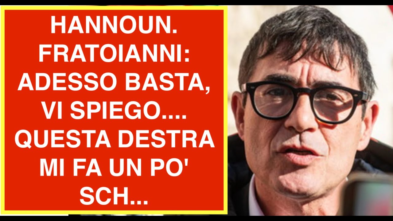 HANNOUN. FRATOIANNI: ADESSO BASTA, VI SPIEGO.... QUESTA DESTRA MI FA UN PO' SCH...