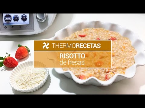 Risotto de fresas Thermomix