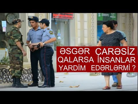 ÇARƏSİZ ƏSGƏRƏ ŞƏHƏR SAKİNLƏRİNİN REAKSİYASİ  2019 (Kanala ABUNƏ olub bizə dəstək verin)