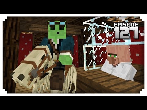 Let's Play Minecraft PE - Ep.127 : Skeleton Horses!/Mini Library