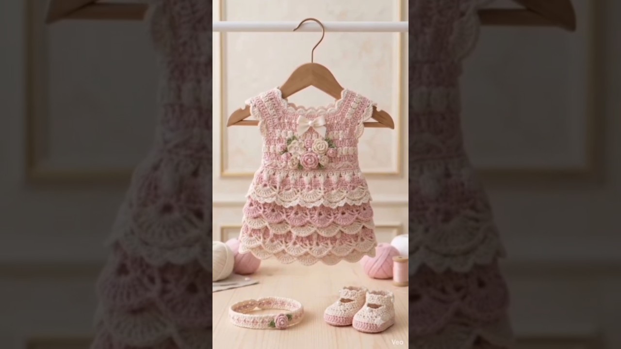 crochet ! frock 🧶🥰#shorts #viral #trending #crochet #youtubeshorts