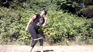 Glute activation with circle band