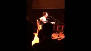 Frank Turner Broken piano live New York Society for Ethical Culture