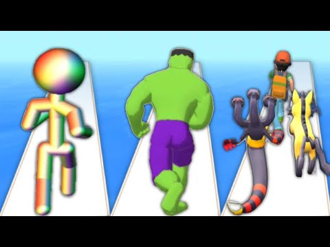 TALL MAN RUN vs MASHUP HERO vs POCKET MONSTERS RUN - Triple Game