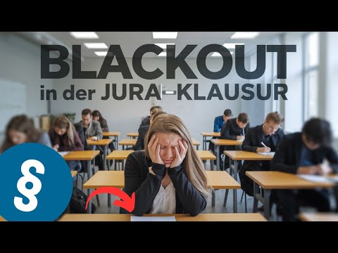 Als Jurastudentin PRÜFUNGSANGST und BLACKOUTS loswerden - So geht's! (Jura Klausur Strategie)