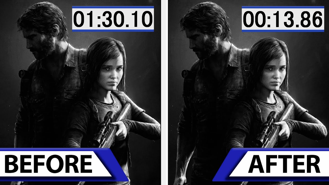 The Last of Us Remastered | Loading Times Patch Comparison - YouTube