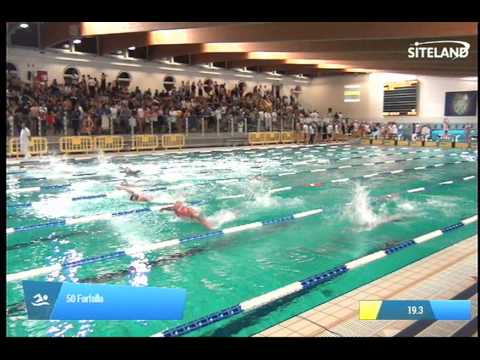Serie 5 dei 50 Farfalla  Assoluti Maschi Master - Campionati Regionali Masters 2014 di Veneto e Fri