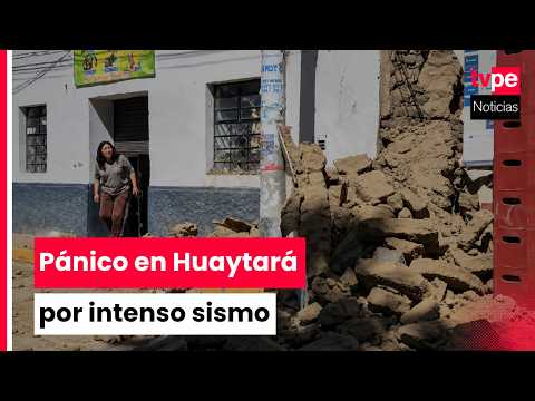 Huancavelica: población de Huaytará evacuó edificios por fuerte sismo