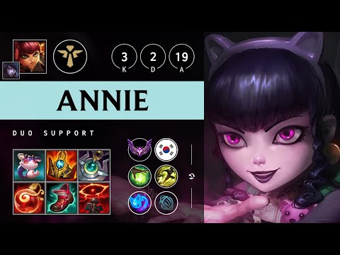 Annie Support vs Nautilus - KR Master Patch 25.07