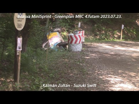 Kálmán Zoltán - Suzuki Swift Bózsva MiniSprint - Greenplan MRC 4.futam 2023.07.23.