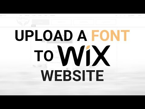 Uploading a Font to Wix - Font Language Support on Wix.com