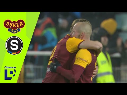 Chance Liga Highlights: FK Dukla Praha vs. AC Sparta Praha 1:1 (17. kolo)