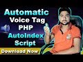 Automatic Voice Tag in PHP Mp3 Websites - PHP Script Download Now  - Hindi