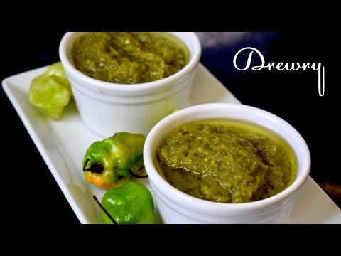 Authentic Ghana green pepper sauce| Kpakposhito | also a great Marinade!