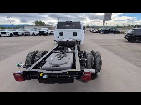 2025 Ram 5500 Chassis Big Horn 4x4 Crew Cab 197.4" WB in White for sale at Frontier Chrysler Dodge Jeep Ram Fiat Ltd. in Smithers, BC