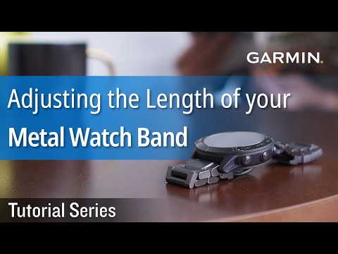 Tutorial - Adjusting the Length of your Garmin Metal Watch Band