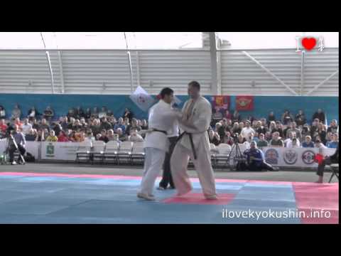 Четвертьфинал в тяжелом весе. Чемпионат России IFK 2015 (Кондратьев Андрей - Арамян Гнел)