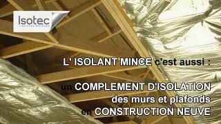 Comment poser un isolant mince
