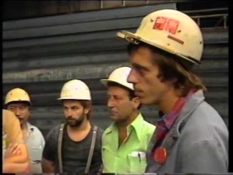 Krupp Rheinhausen und ein möglicher Arbeitsplatzabbau 1987