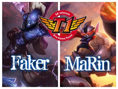 SKT T1 Faker RYZE vs SKT T1 MaRin RUMBLE Top - League of Legends Ranked Korean