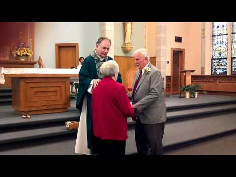 My grandparents renewing their vows after 60 years of marriage