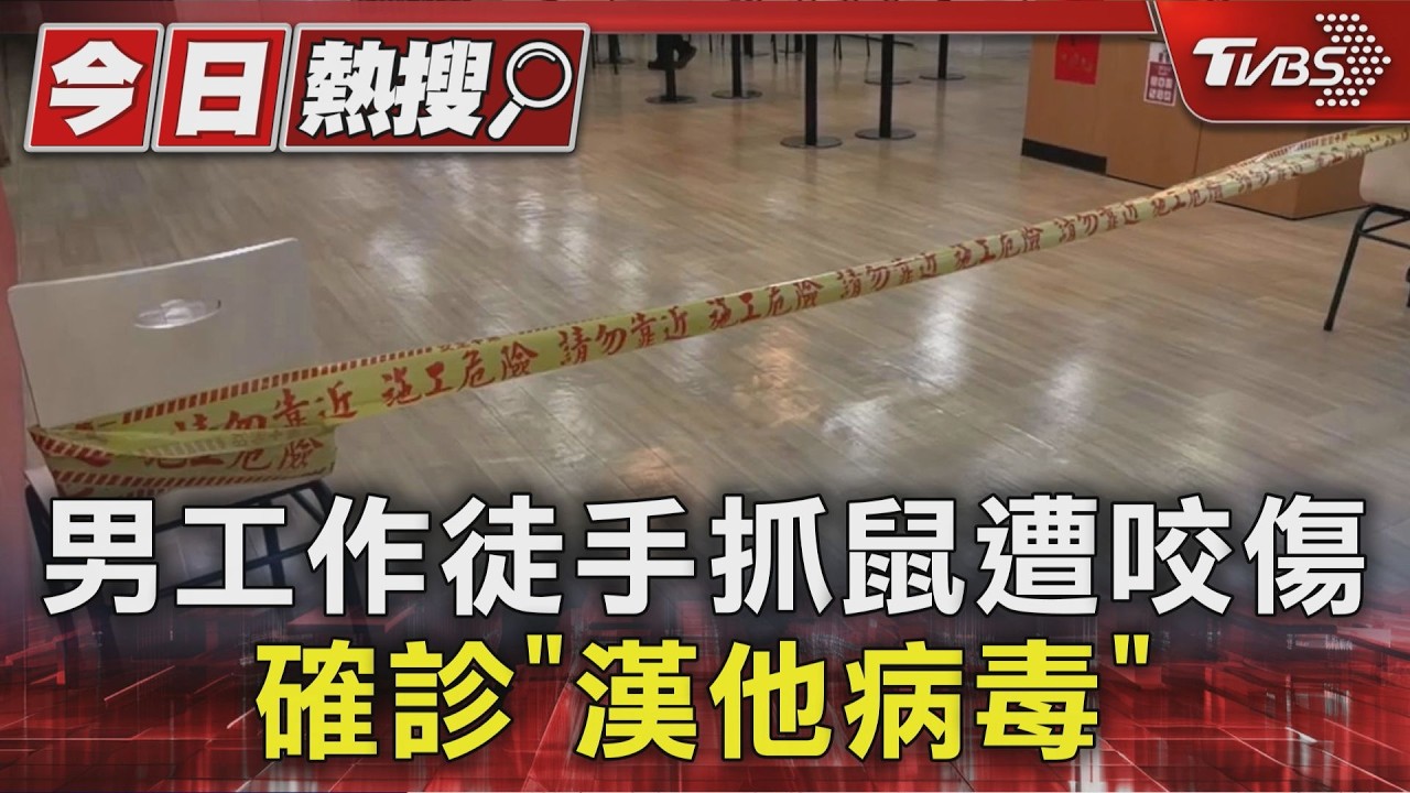 影音/基隆也爆漢他個案!新北男清潔被老鼠咬 近一個月才發病