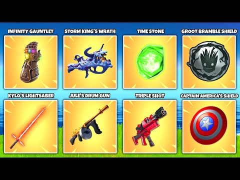 Evolution of ALL 48 Fortnite Mythic Weapons & Secret Items (Season 1 to Season 16)