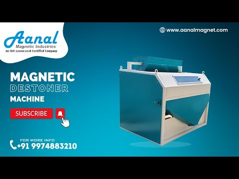 Aanal roller type magnetic separator, n-52, capacity: 3 tph