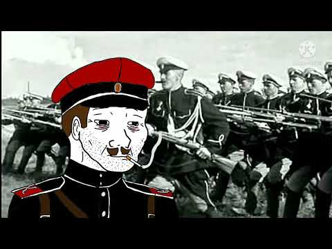 March of the Kornilov Regiment but it's raining as you move on to the next battle
