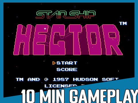 10 Minute Gameplay: Starship Hector (1990) NES