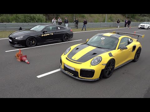 Porsche 991 GT2 RS vs 1000HP BMW M6 F13 HPT ONE X