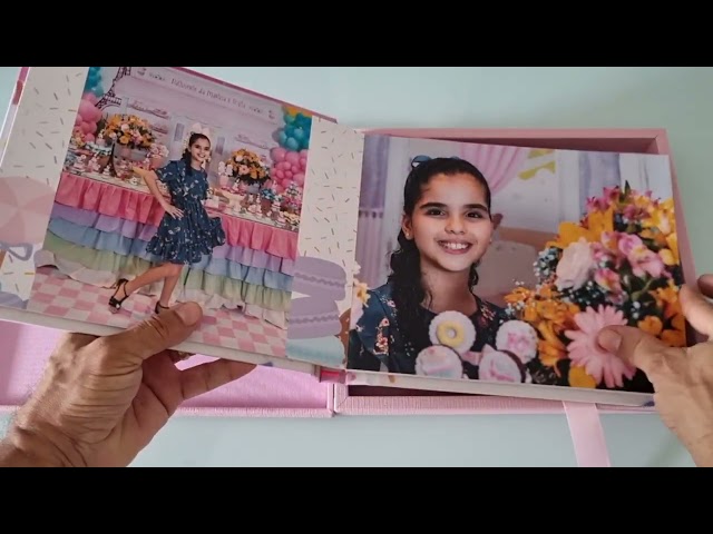 Álbum 20x25 Batizado Menina