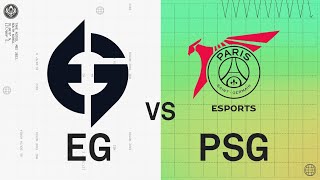 MSI 2022 - Rumble Stage D5 - EG vs PSG