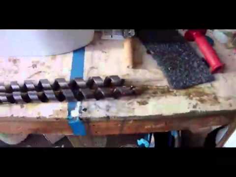 Drilling 1 Inch Holes In Lead: Schooner Martha