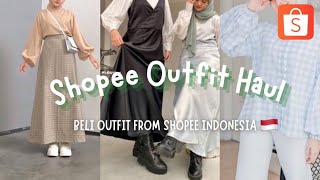 Shopee Outfit Haul from Indonesia 🇮🇩 ~ malaysian haul