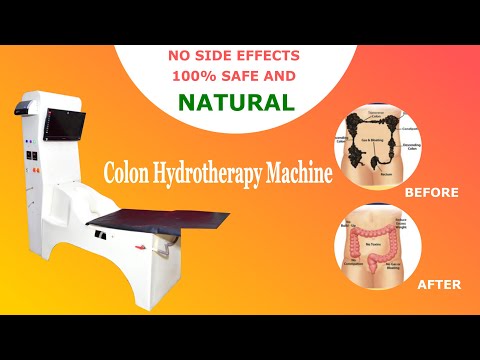 Fiber colon hydrotherapy machine