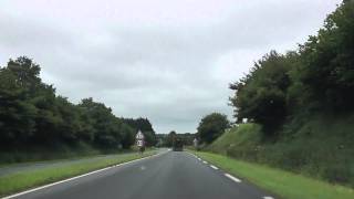 preview picture of video 'Driving On The D31 & D787 From Bulat-Pestivien To Mousteru, Brittany, France 3rd July 2012'